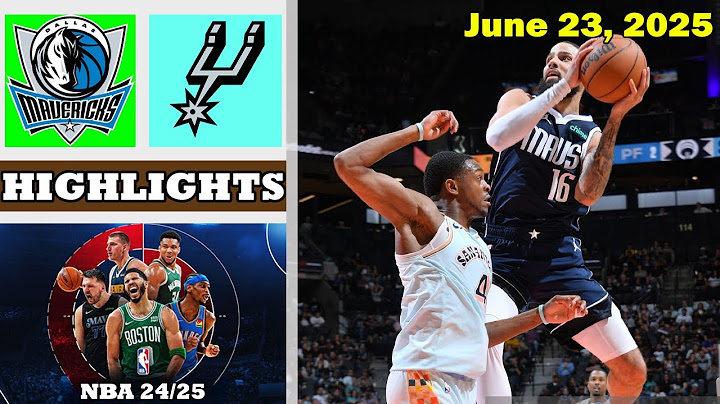 HIGHLIGHTS | Dallas Mavericks vs San Antonio Spurs | NBA Today