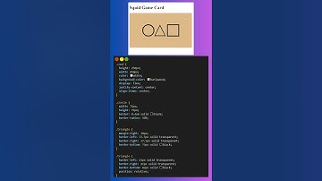 Squid Game Card Using HTML CSS #coding