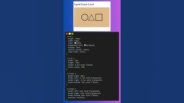 Squid Game Card Using HTML CSS #coding