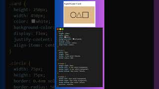 Squid Game Card Using HTML CSS #coding