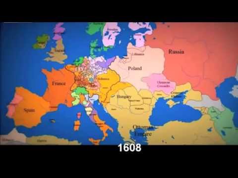 Europa: 1000 anni di cambiamenti in 2 minuti e 30 secondi