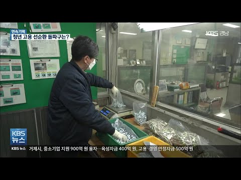 [청년일자리]⑤ 경남 <strong>청년</strong> <strong>고용</strong> <strong>정책</strong>, 선순환 돌파구는? / KBS 2021.02.15.
