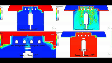 CFD Simulation of Multi Gas Flow - Evacuating of Air by Argon