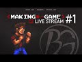 MAKING GAME | LIVE STREAM #1 | Nový hrdina #czechgame #bouncergames