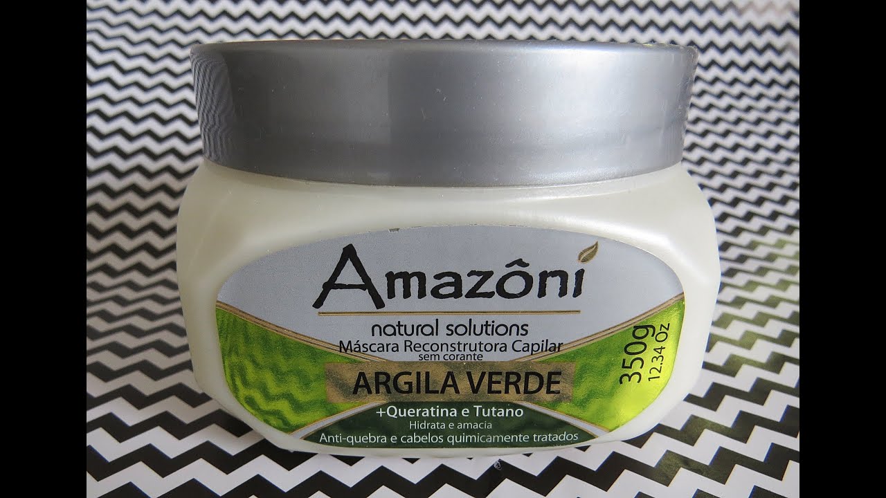 Mascara Capilar Amazoni Argila Verde YouTube