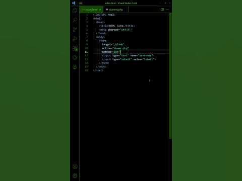 1 MIN HTML/CSS PART 17 - Basic Forms - YouTube