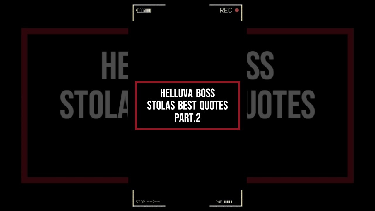 Helluva Boss Stolas Best Quotes (Part 2) YouTube