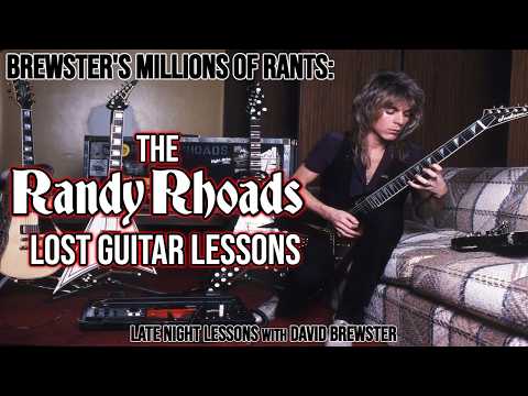 The Randy Rhoads Lost Guitar Lessons