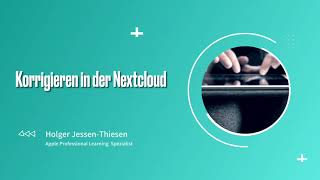 Korrigieren auf dem iPad direkt in der Nextcloud