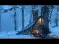 Can i survive 4 days in the winter forestcamping in heavy snow building a shelter