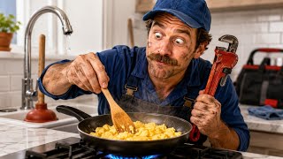 CAN A PLUMBER COOK BACON AND EGGS? You'll never guess what happened