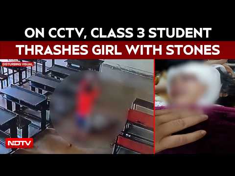 Panchkula School Horror | On CCTV, Class 3 Student Thrashes Girl With Stones, Pot In Haryana School