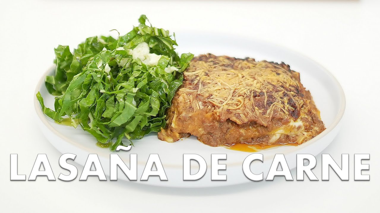 Lasaña de carne: receta clásica y reconfortante