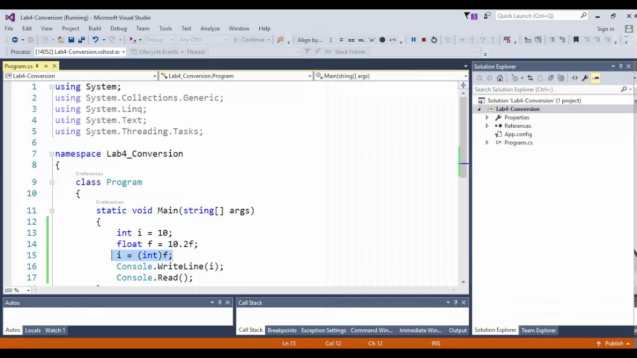 Lab4 Conversiopn - YouTube
