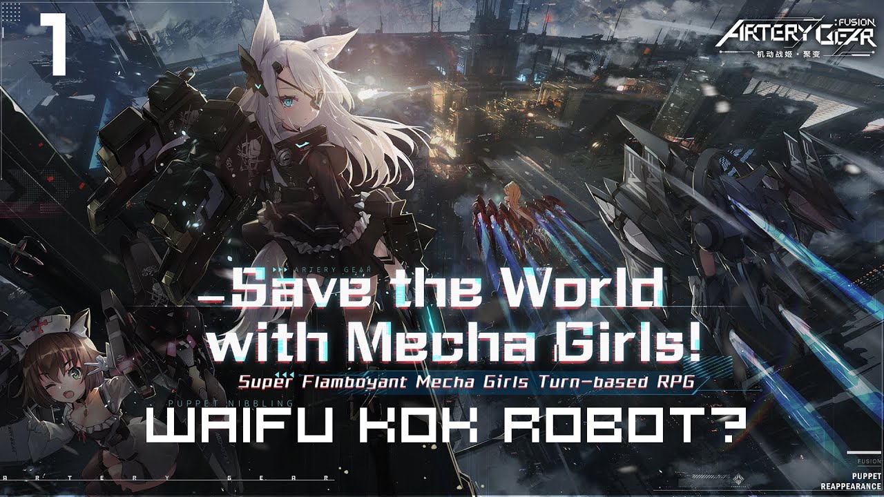 Artery Gear Fusion Indonesia : Nyobain Game Gacha Waifu Robot