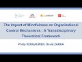 I3h institute seminar the impact of mindfulness on organizational control mechanisms