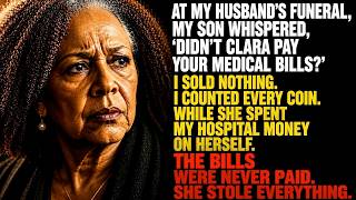 At My Husband’s Funeral, My Rich Son Whispered, ‘Mom, Didn’t Clara Pay Your Medical Bills?’