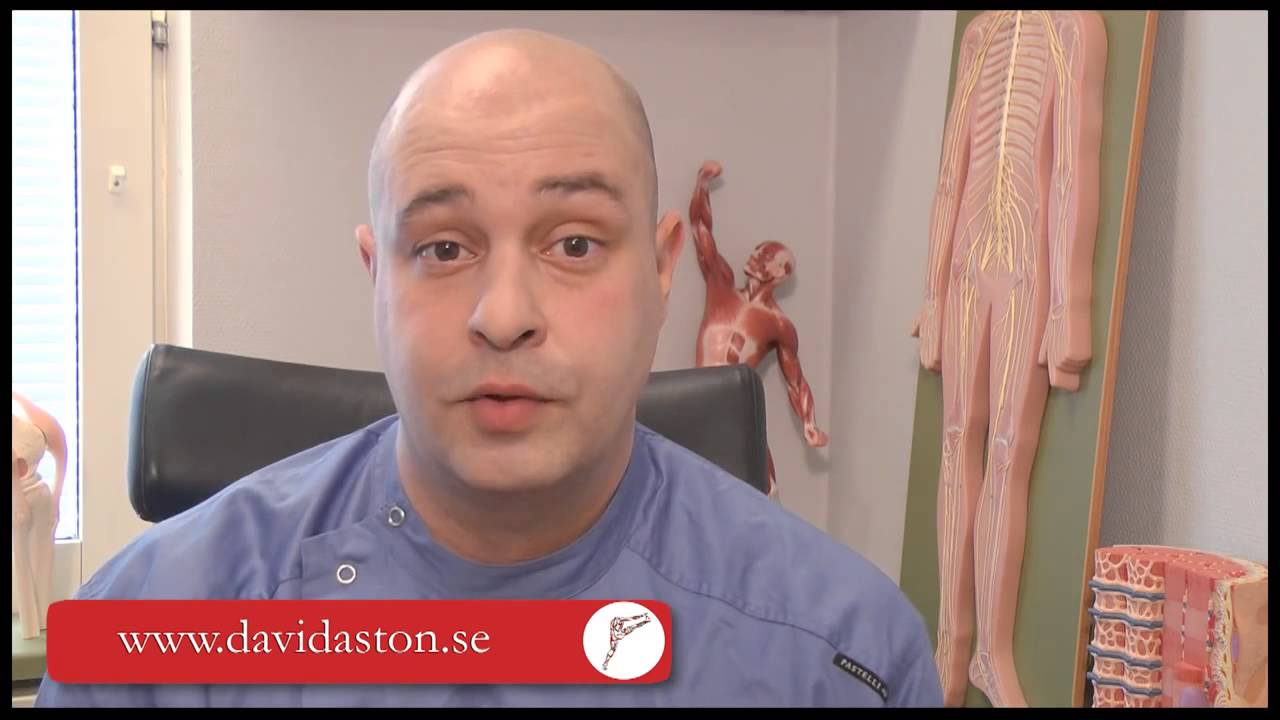 Presentation av sjukgymnast i Malmo; David Aston