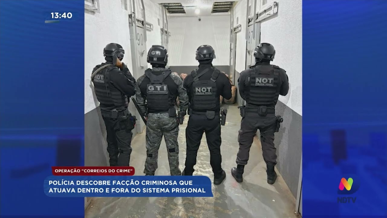 Polícia descobre facção criminosa que atuava dentro e fora do sistema prisional