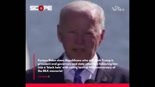 Furious Biden on Republicans refused his presidency: oh my God !