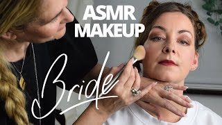 ASMR Makeup Artist doing Wedding Makeup |??Relaxing bridal real person (no talk)