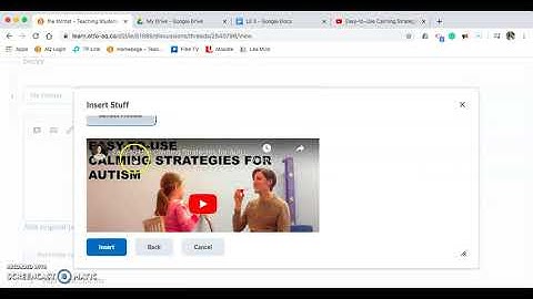 How to Embed a video on D2L Brightspace