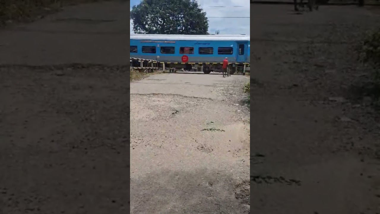 Indian Railway crossing 