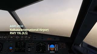 SMOOTH LANDING | A320-251N | KOLKATA RWY 19L (ILS) | FSREALISTIC PRO | MSFS 2020