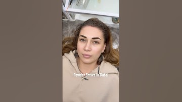 Powder brows in Dubai #permanentmakeup #dubai #abudhabi #microblading