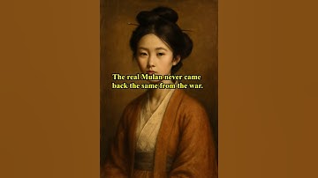 The real Mulan never came back the same from the war 🥀 #history #art #mulan