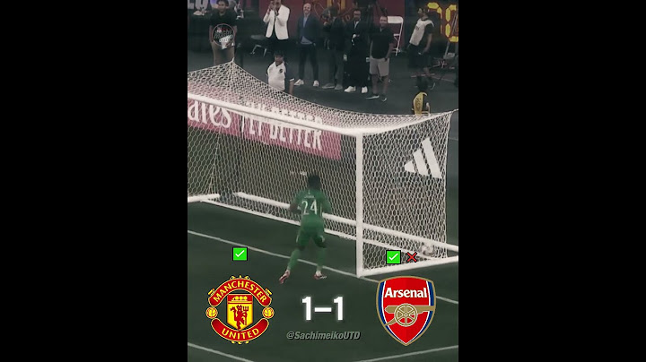 MAN UTD v ARSENAL PENALTY SHOOTOUT 🤯 #manchesterunited #footballshorts