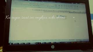 HANYA RINDU - COVER CHINTYA GABRIELLA Jejak Status WA on desk