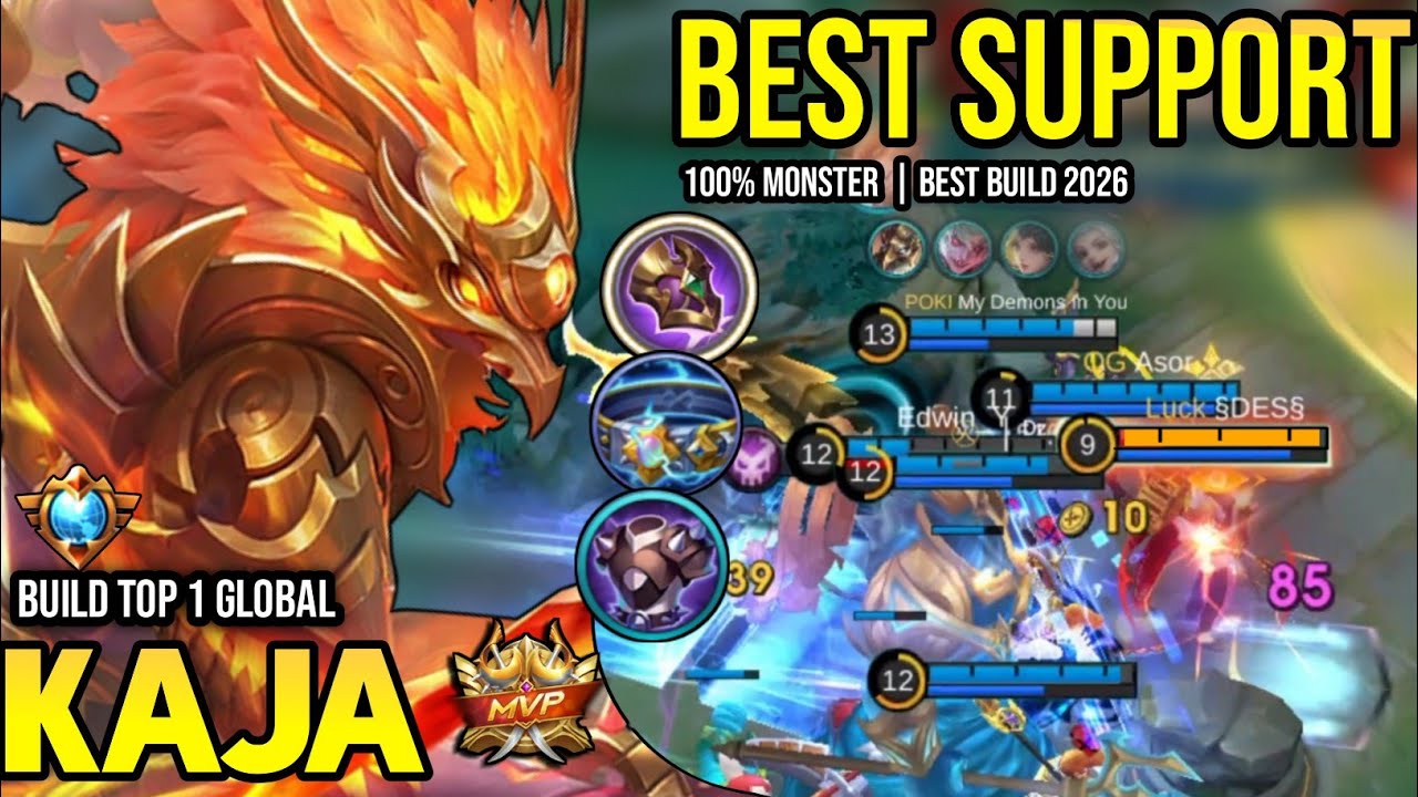 KAJA BEST BUILD 2026 | BUILD TOP 1 GLOBAL KAJA GAMEPLAY | MOBILE ...