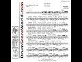 Drum Score - The Vines - Get Free (sample)