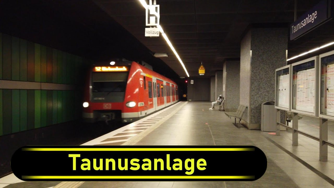 S-Bahn Station Taunusanlage - Frankfurt 🇩🇪 - Walkthrough 🚶