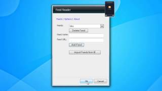 Feed Reader Windows 7 Desktop Gadget screenshot 2