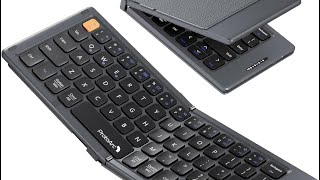 ⌨️ Foldable Keyboard 🤷‍♂️  ProtoArch XK04 Portable Bluetooth with Leather Cover fits in your Pocket screenshot 5