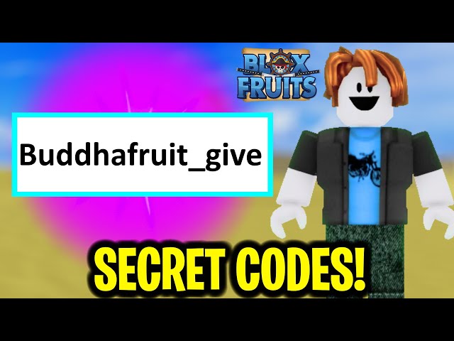 SECRET CODE FOR BUDDHA FRUIT IN BLOX FRUITS!? SECRET CODES! ROBLOX