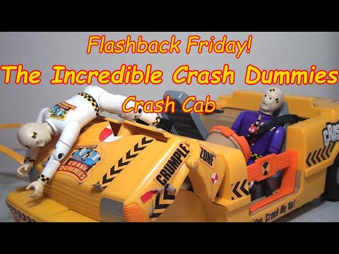 ミニカー CRASH DUMMIES FLIP OVER TRUCK No.23 Crash Test Dummies The Bull's Flip Over Truck TYCO 1992