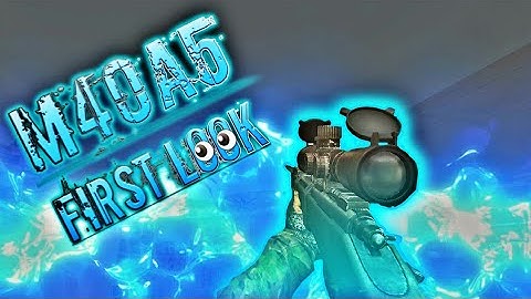 BULLET FORCE:M40a5 sniper first look (noob alert)