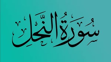 16 - المصحف المرتل | سورة النحل | القارئ الشيخ احمد النفيس