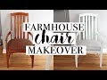 EASY FARMHOUSE CHAIR MAKEOVER | Reupholster + DIY Chalk Paint EASY FARMHOUSE CHAIR MAKEOVER | Reupholster + DIY Chalk Paint