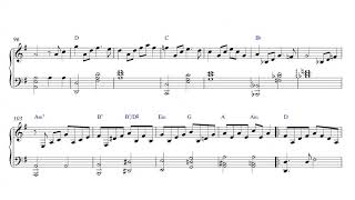 Video thumbnail of "Genesis - After the Ordeal - Piano Sheet Music + 2 PDFs & MIDI files"