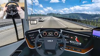 2022 KIA Granbird Silkroad - Euro Truck Simulator 2 [Steering Wheel Gameplay] by CARens 14,774 views 1 month ago 21 minutes