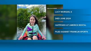 Family of 6-year-old girl who died while vacationing in Maine sues sports company
