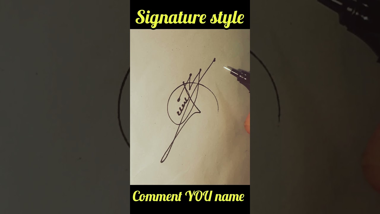 ✒️ Signature Style You Can’t Ignore | Unique Name Design 