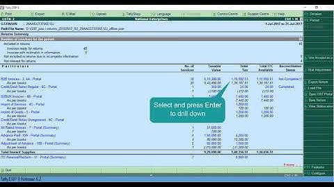 How to File GSTR 2 Using Tally ERP 9 Release 6 2 HD