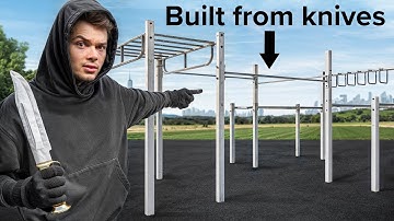 I Visited a Gym Made Out Of Crazy Weapons