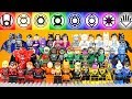 LEGO Blackest Night  Emotional Spectrum Red Orange Yellow Green Lantern Corps Minifigure Collection