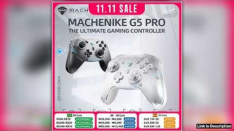 Machenike Gamepad Wireless Gaming Controller G5 Pro Elite Hall Trigger Joystick MechaTactile